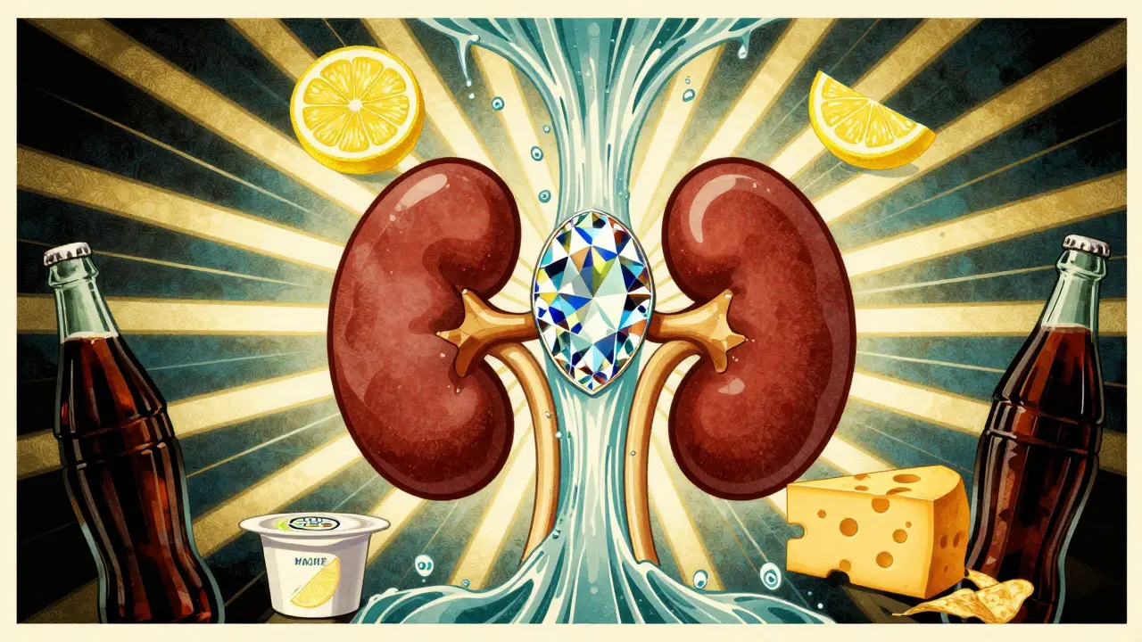 Chronic Kidney Stone Disease: How to Prevent Recurrence with Diet and Fluids