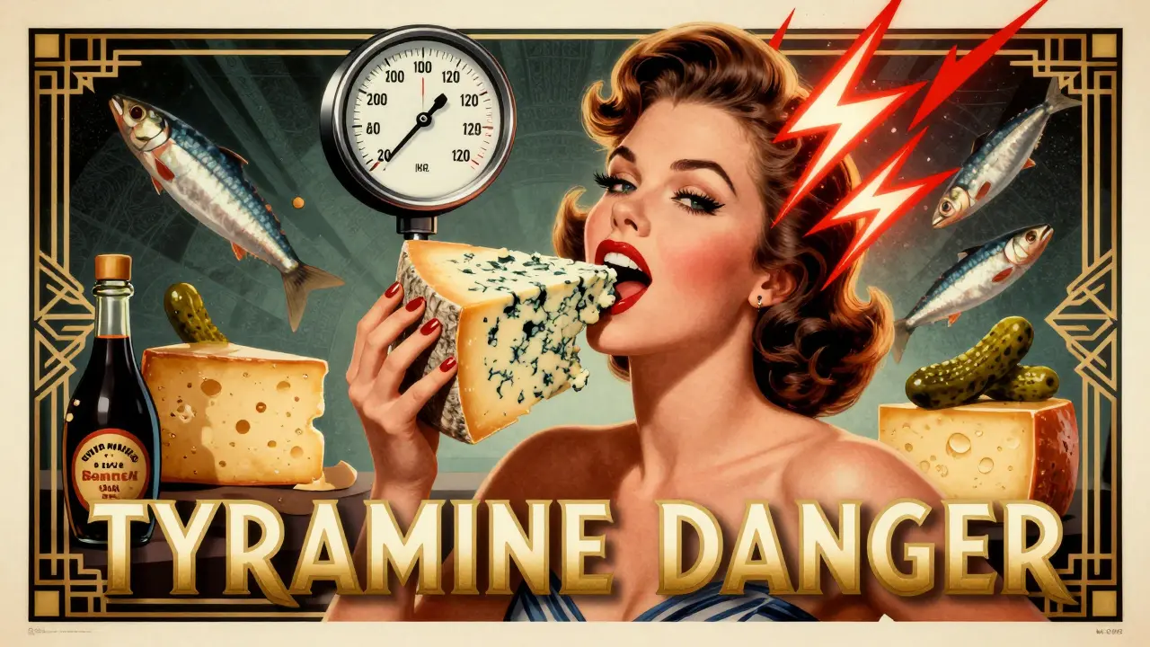 Tyramine-Rich Foods and MAO Inhibitors: What You Must Avoid to Prevent Hypertensive Crisis