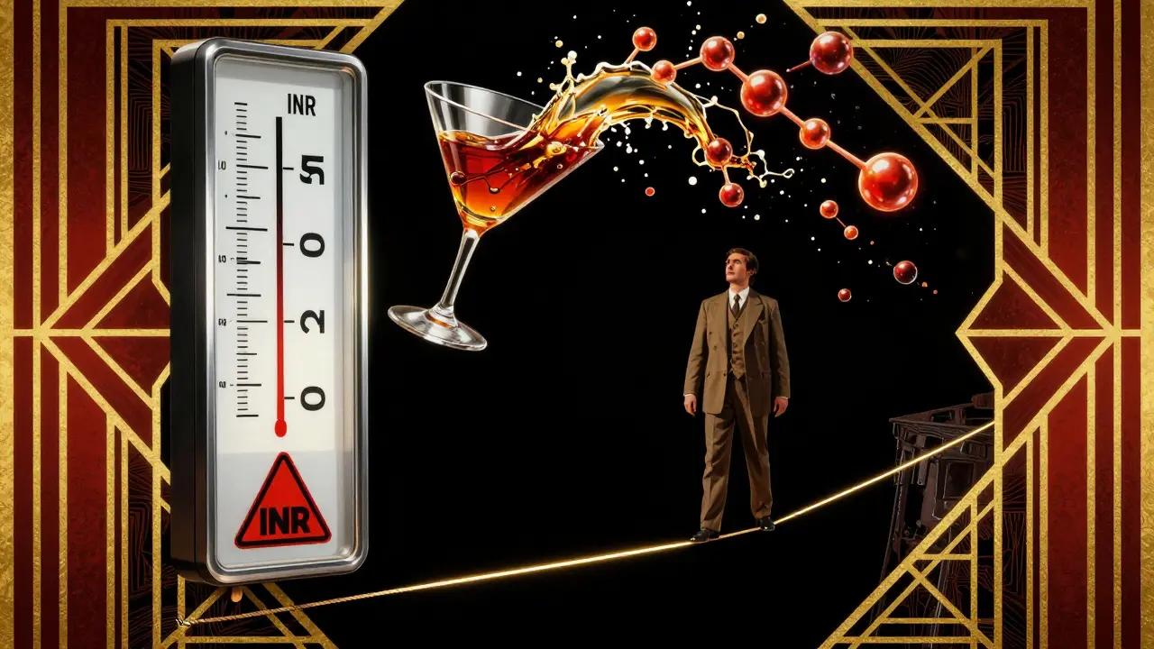 Alcohol Binge Drinking on Warfarin: INR Swings and Bleeding Risk