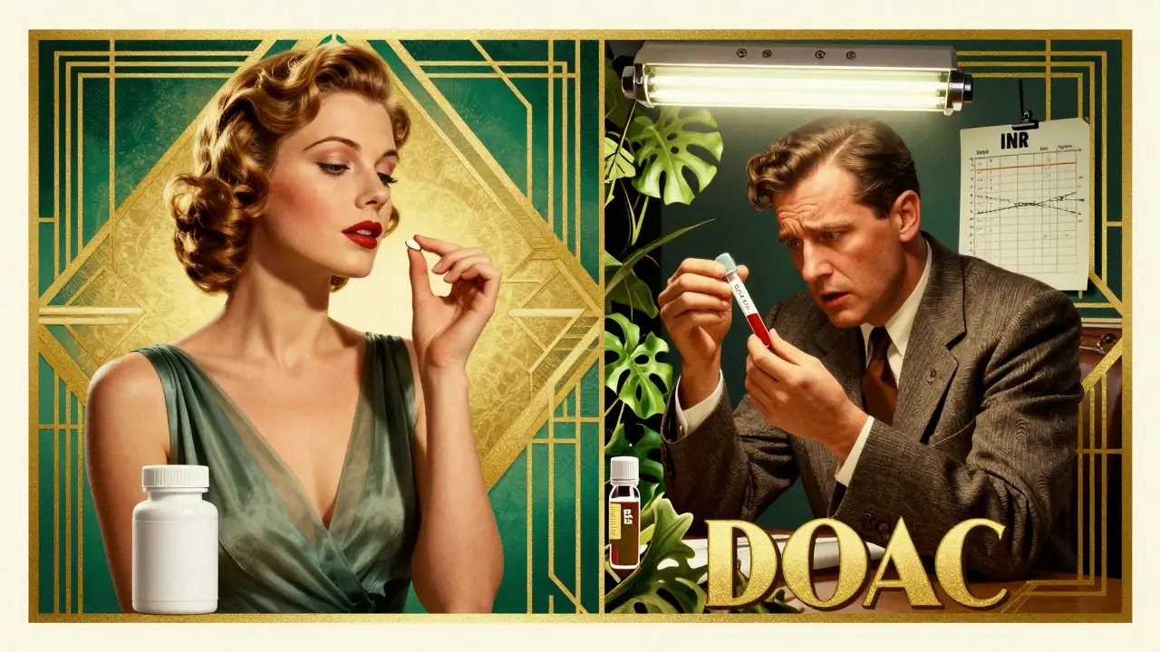 Direct Oral Anticoagulants vs Warfarin: Side Effect Comparison